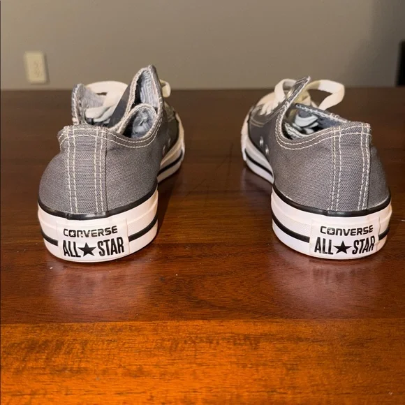 Converse 554880F ladies US 8 Chuck Taylor Double Tongue Low Top Ox Gray NWOT - Picture 6 of 10